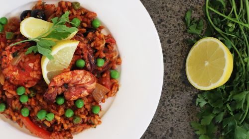 Chorizo & Prawn Paella - ActiFry Recipe