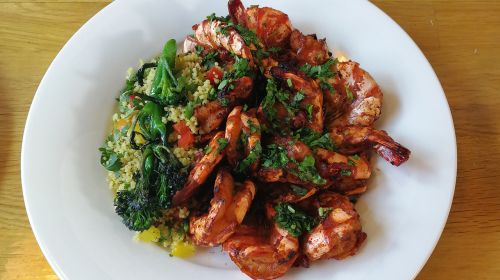 Harissa Prawns - ActiFry Recipe